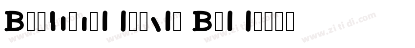 BookmanOldStyle Bold字体转换
